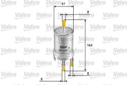 VALEO filtru combustibil VALEO 587030 (587030) - automobilus