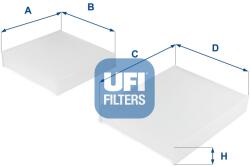 UFI Filtru, aer habitaclu UFI 53.143. 00 (53.143.00)