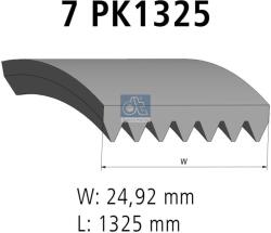 Diesel Technic Curea transmisie cu caneluri DIESEL TECHNIC 7.54807 (7.54807)
