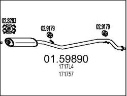 MTS Toba esapamet intermediara MTS 01.59890 (01.59890)