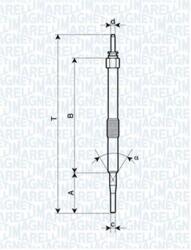 Magneti Marelli Bujie incandescenta MAGNETI MARELLI 062900033304 (062900033304)
