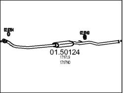MTS Toba esapamet intermediara MTS 01.50124 (01.50124)