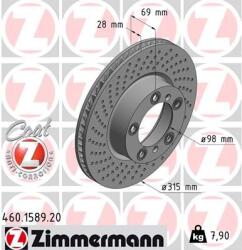 ZIMMERMANN Disc frana ZIMMERMANN COAT Z 460.1589. 20 (460.1589.20)