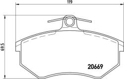 BREMBO set placute frana, frana disc BREMBO PRIME LINE P 85 092 (P 85 092)
