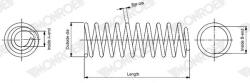 MONROE Arc spiral MONROE SPRINGS SP4606 (SP4606)