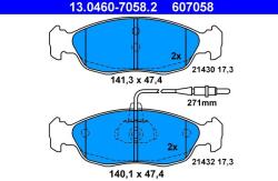 ATE set placute frana, frana disc ATE 13.0460-7058.2 (13.0460-7058.2)
