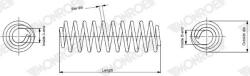 MONROE Arc spiral MONROE SPRINGS SE3348 (SE3348)