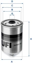 UFI filtru combustibil UFI 24.441. 00 (24.441.00)