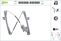 VALEO Mecanism actionare geam VALEO 850568 (850568)