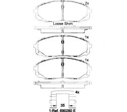BREMBO set placute frana, frana disc BREMBO PRIME LINE P 30 095 (P 30 095)