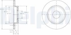 DELPHI Disc frana DELPHI BG3673C (BG3673C)