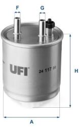 UFI filtru combustibil UFI 24.117. 00 (24.117.00) - automobilus