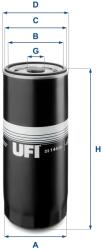 UFI Filtru ulei UFI 23.144. 00 (23.144.00)