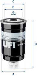 UFI filtru combustibil UFI 24.439. 00 (24.439.00)
