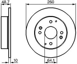 Bosch Disc frana BOSCH 0 986 478 172 (0 986 478 172)