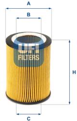 UFI Filtru ulei UFI 25.071. 00 (25.071.00)