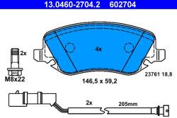 ATE set placute frana, frana disc ATE 13.0460-2704.2 (13.0460-2704.2)