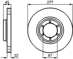 Bosch Disc frana BOSCH 0 986 478 635 (0 986 478 635)