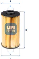 UFI Filtru ulei UFI 25.038. 00 (25.038.00)