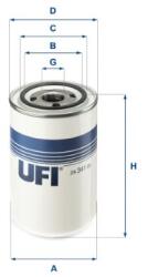 UFI filtru combustibil UFI 24.341. 00 (24.341.00)