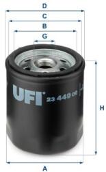 UFI Filtru ulei UFI 23.449. 00 (23.449.00)