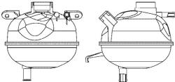 MAHLE Vas de expansiune, racire MAHLE BEHR CRT 7 000S (CRT 7 000S)