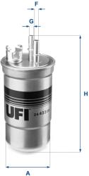 UFI filtru combustibil UFI 24.433. 00 (24.433.00) - automobilus