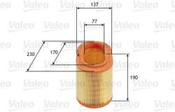 VALEO Filtru aer VALEO 585690 (585690)