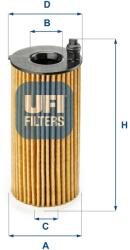 UFI Filtru ulei UFI 25.188. 00 (25.188.00)