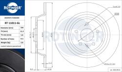 ROTINGER Disc frana ROTINGER GRAPHITE LINE RT 11011-GL (RT 11011-GL)