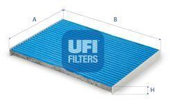 UFI Filtru, aer habitaclu UFI ARGENTIUM 34.268. 00 (34.268.00)