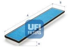 UFI Filtru, aer habitaclu UFI ARGENTIUM 34.119. 00 (34.119.00)