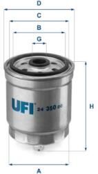 UFI filtru combustibil UFI 24.350. 00 (24.350.00)