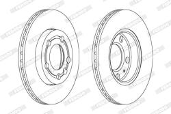 FERODO Disc frana FERODO PREMIER High Carbon DDF1164C (DDF1164C)