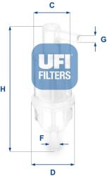 UFI filtru combustibil UFI 31.013. 00 (31.013.00)