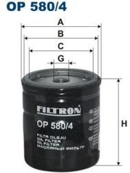 FILTRON Filtru ulei FILTRON OP 580/4 (OP 580/4) - automobilus