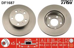TRW Disc frana TRW DF1687 (DF1687)