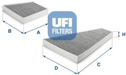 UFI Filtru, aer habitaclu UFI 54.302. 00 (54.302.00)