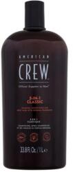 American Crew 3-IN-1 1000 ml 3 az 1-ben sampon, kondicionáló és tusfürdő férfiaknak