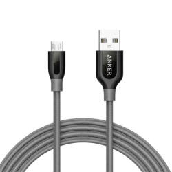 Anker USB-A - microUSB kábel Anker PowerLine+, 18W, 2A, 1.8m, Szürke