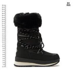 Leaf lányka csizma, 304224973, szintetikus, 29 EU, fekete (0000304224973_29)