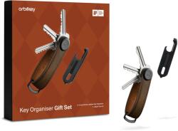 Orbitkey Key Organiser Crazy Horse + Multitool V2 Set, Oak Brown