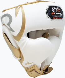 Rival Boksz fejvédő Rival RHG100 Professional Headgear white/gold