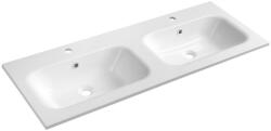SAPHO Mosdó, Sapho Sidra öntött márvány duplamosdó 121x46 cm SD121 - zuhanykabin