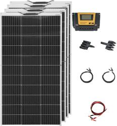  Napelem, nagy hatékonyságú, egyszerű telepítés, 480 W-os szolárkészlet