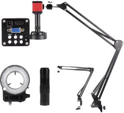 Digitális mikroszkóp, 150-szeres nagyítás, nagy felbontású képalkotás, VGA HDMI, 0-150X