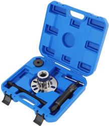  Kerékagy-eltávolító szerszám, 10 tonnás hidraulikus erő, 45 - szénacél, 4 és 5 lyuk kompatibilitás, súly 5 kg, méretek 20 x 15 x 5 cm