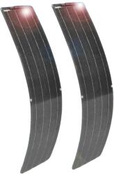 Napelem, nagy hatékonyságú, félig rugalmas kialakítás, 100w 2db 50w