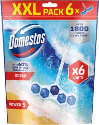 Domestos Power5 Bloc de reîmprospătare pentru toaletă Ocean (6x50g) (8720182924414)