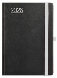 Kalendart Nero 2026 N015 A5 heti beosztású fekete-szürke határidőnapló 26T015N-005 (26T015N-005)